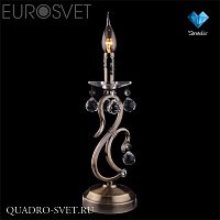 Настольная лампа EUROSVET 12505 12505/1T античная бронза Strotskis
