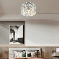 Потолочная хрустальная люстра Arte Milano 378909/5/50/390 CR