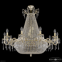 Большая хрустальная люстра Bohemia IVELE Crystal 2101H201/10/106IV/Y1 GW