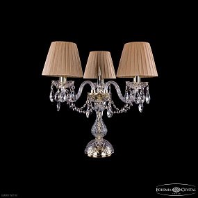 Настольная лампа с хрусталем Bohemia IVELE Crystal 1406L/3/141-39 G SH37-160