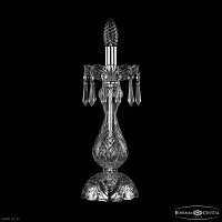 Хрустальная настольная лампа Bohemia IVELE Crystal 1403L/1-35 Ni