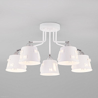 Потолочная люстра в стиле лофт Eurosvet Benna 70105/5 белый