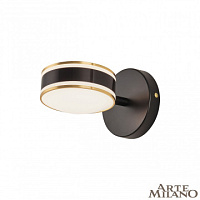 Бра светодиодное Arte Milano 277599/1B BK/GD