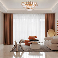 Потолочная хрустальная люстра Arte Milano 378109/8/570 GD