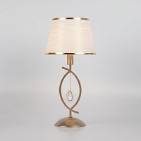 Настольная лампа с абажуром Eurosvet Salita 01066/1 перламутровое золото