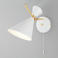 Настенный светильник с металлическим абажуром Eurosvet Apart 70114/1 белый