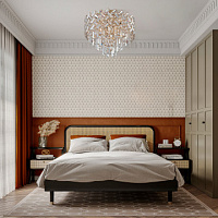 Потолочная хрустальная люстра Arte Milano 378019/7/50/470 GD