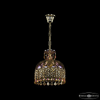 Хрустальный подвесной светильник Bohemia IVELE Crystal 14781/25 G Leafs M777