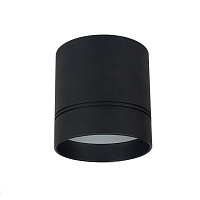 Накладной светодиодный светильник Donolux Barell DL18483/WW-Black R