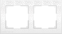 Рамка на 2 поста (белый) Werkel WL05-Frame-02-white