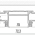 Интрудер (профиль) для встраивания однофазного трека в натяжной потолок, 2м IP20 черный NOVOTECH SLOTT 135191