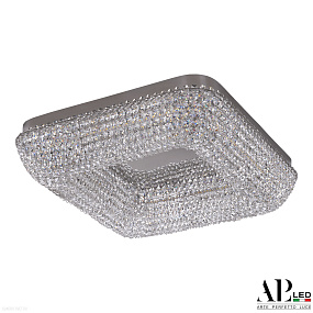 Хрустальная потолочная светодиодная люстра APL LED Sicilia SH604.2.50.A.Ni.4000