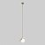 Подвесной светильник с длинным тросом Eurosvet Frost Long 50159/1 латунь
