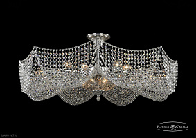 Хрустальная потолочная люстра Bohemia IVELE Crystal 77091/16+3/Ni PAL