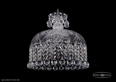 Хрустальный подвесной светильник Bohemia IVELE Crystal 7715/35/Ni/Balls