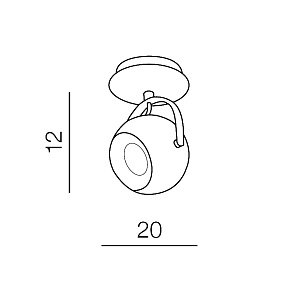 Спот Azzardo Gulia wall AZ1235