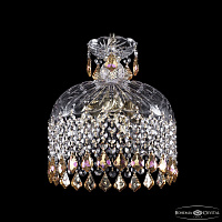 Хрустальный подвесной светильник Bohemia IVELE Crystal 14781/25 G Leafs K777