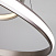 Подвесной светодиодный светильник с пультом управления Eurosvet Olympia 90179/5 сатин-никель 145W