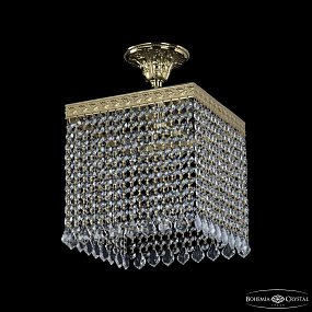 Хрустальный подвесной светильник Bohemia IVELE Crystal 19202/25IV G Leafs
