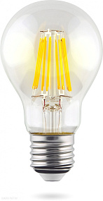 Лампа светодиодная диммируемая филаментная Грушевидная Voltega E27 2800К 8W VG10-А1E27warm8W-FD