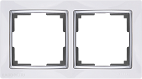 Рамка на 2 поста (белый) Werkel WL03-Frame-02-white