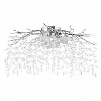 Потолочная хрустальная люстра Arte Milano 23312.850.7.G9.B CR
