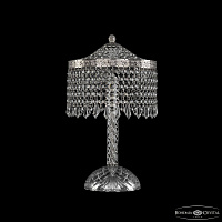 Хрустальная настольная лампа Bohemia IVELE Crystal 19201L4/25IV Ni Drops