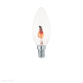 Лампа светодиодная C35, 1,3W(E14), прозрачный EGLO LM_AGL_E14 11848