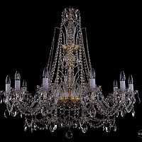 Хрустальная подвесная люстра Bohemia IVELE Crystal 1411/10/360-87/G