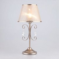 Настольная лампа в классическом стиле Eurosvet Liona 01051/1 серебро