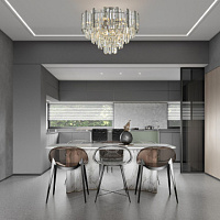 Потолочная хрустальная люстра Arte Milano 374409/9/60/570 CR