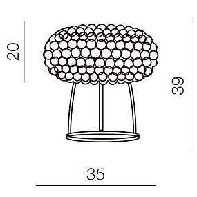 Настольная лампа Azzardo Acrylio table AZ1099