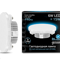 Лампа LED Gauss Таблетка 6 Вт GX54 4100K 220В 108008206