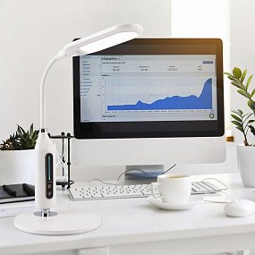 Светодиодная настольная лампа с диммером Elektrostandard Soft 80503/1 белый 8W