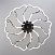 Светодиодная потолочная люстра Eurosvet Begonia 90095/10 хром