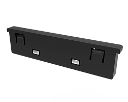 Соединитель питания для магнитного шинопровода линейный Crystal Lux UX5 CLT 0.206 03 BL