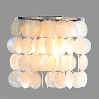 Бра с перламутром Eurosvet Sandra 60084/2 хром/перламутр