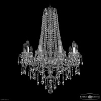 Хрустальная подвесная люстра Bohemia IVELE Crystal 1415/10/200/h-75 Ni