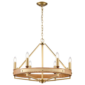 Подвесная люстра из дерева Wertmark BRENDA WE586.06.503
