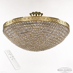 Хрустальная потолочная люстра Bohemia IVELE Crystal 19321/45IV/LED-DIM G