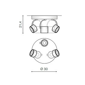 Спот Azzardo Bross Arm AZ3504