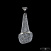 Хрустальная подвесная люстра Bohemia IVELE Crystal 19113/H2/55IV Ni