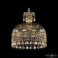 Хрустальный подвесной светильник Bohemia IVELE Crystal 14781/35 G Leafs M721