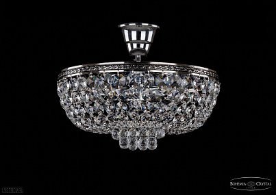 Хрустальная потолочная люстра Bohemia IVELE Crystal 1928/35Z/NB