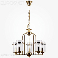 Люстра подвесная Eurosvet Консул 60040/5 античная бронза