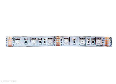 Светодиодная лента RGB 24V DC, 14,4W/m,60 д/м, самоклейка, бобина 5 м. Donolux DL-18325/RGB-24-60