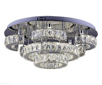 Хрустальная потолочная светодиодная люстра KINK Light Тор-Кристалл 08611(3000-6000K)
