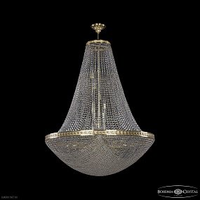 Большая хрустальная люстра Bohemia IVELE Crystal 19321/H2/100IV G