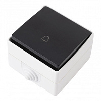 Кнопка дверного звонка, 10A 250V 309.36-1.grey Arte Milano