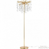 Торшер с хрусталем Arte Milano 235011/H1650/5/B Gd
